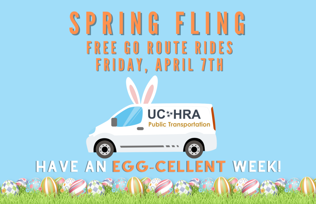 Free Rt Rides Free Go Route Rides April 7 – UCHRA Public Transportation