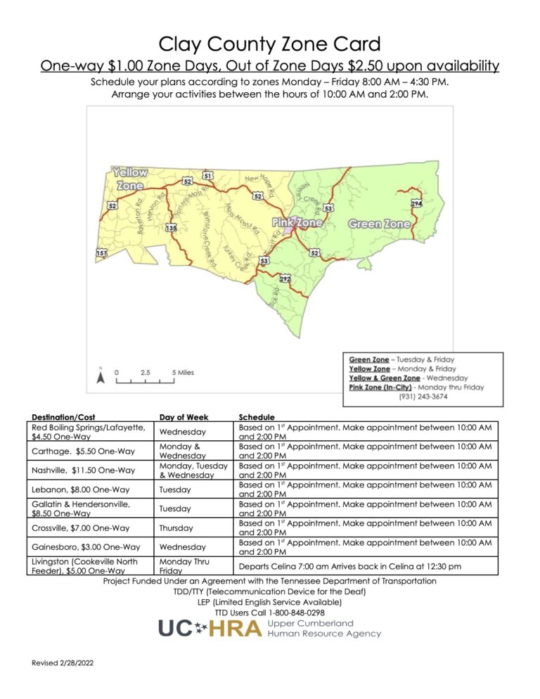 Maps UCHRA Public Transportation