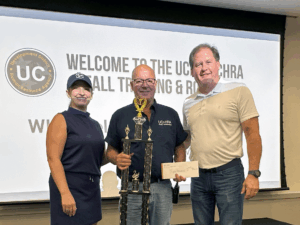 Pictured, from left: Holly Montooth, Public Transportation Director; Joey Bitter, Maintenance; and Mark Farley, UCHRA Executive Director.